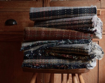 Recycled Wool British Blanket, Eco Friendly Throw, Picnic Blanket, Tweedmill Throw 3/3