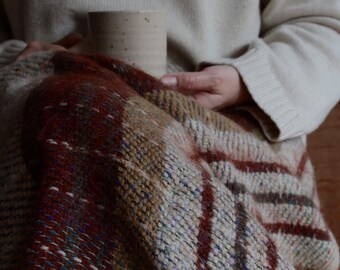 Recycled Wool Blanket, British Wool Throw, Eco Friendly, Tweedmill Throw 1/3