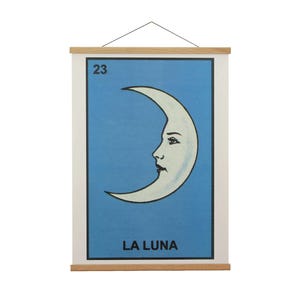 Solid Oak Magnetic Poster Hanger, Reusable Print Frame, Fits A4 A3 & A2 Prints