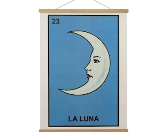 Solid Oak Magnetic Poster Hanger, Reusable Print Frame, Fits A4 A3 & A2 Prints
