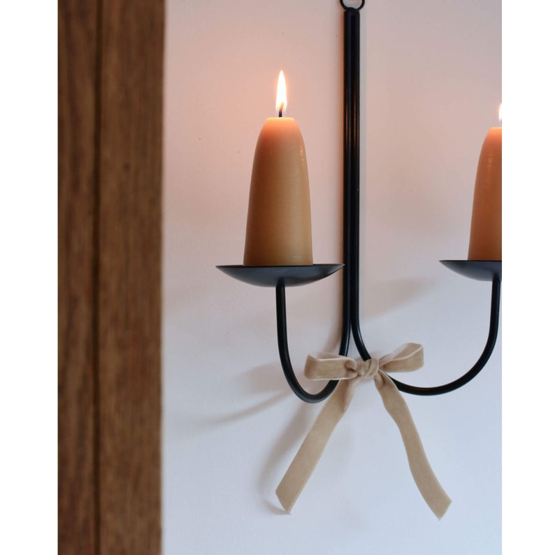 British Beeswax Stubby Candles, Pair - Thumbnail 4