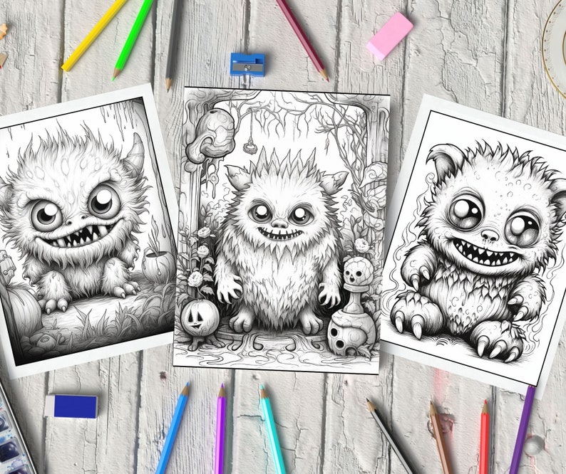 Ausmalbilder Monster: Unleash Your Inner Artist!