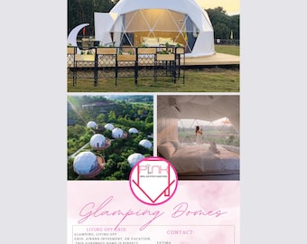 Gorgeous Glamping Dome 6M (White) DOME ONLY
