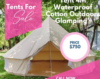 4-Season Bell Tent 4M Glamping/Camping