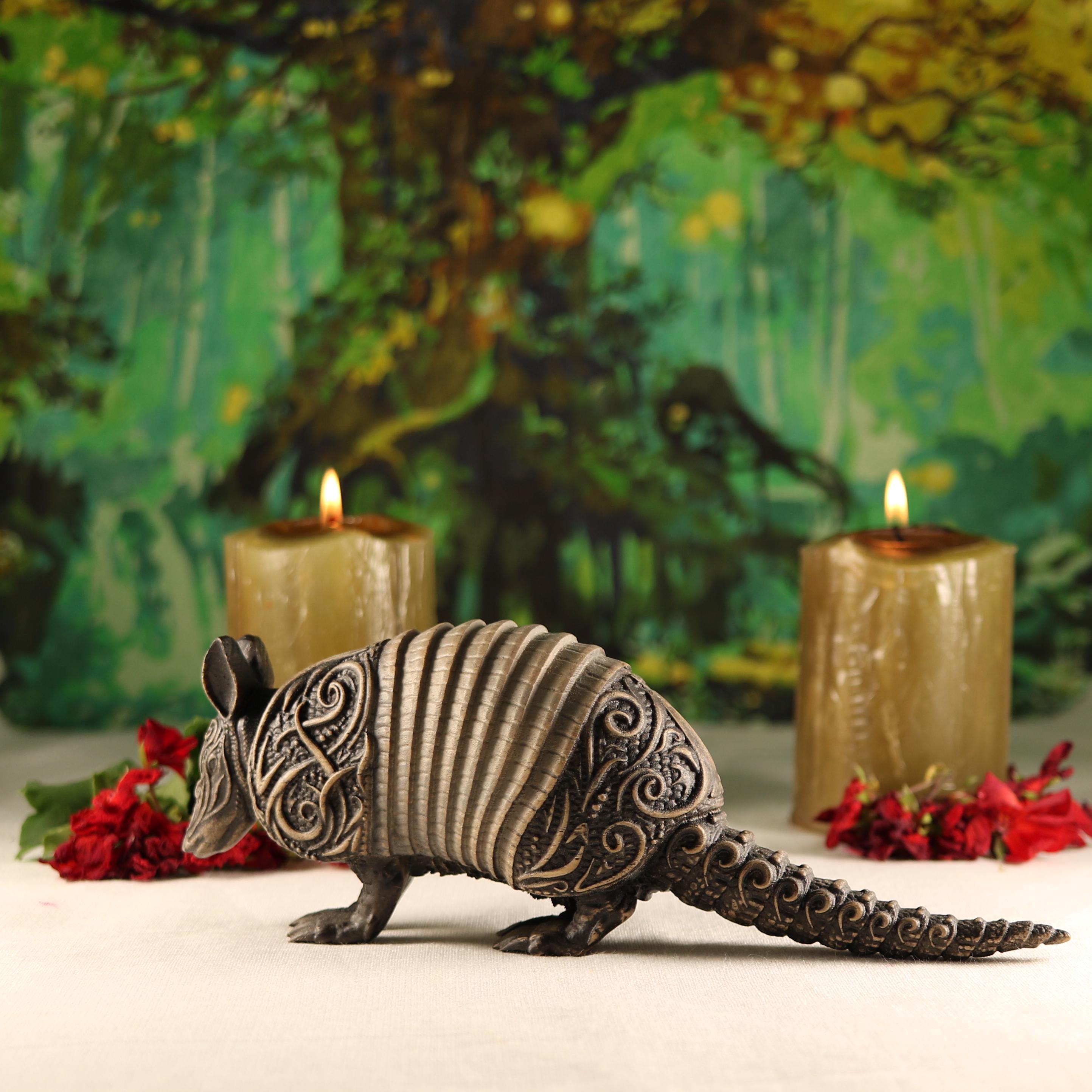 Armadillo Figurine: Exotic Animal Decor - Etsy