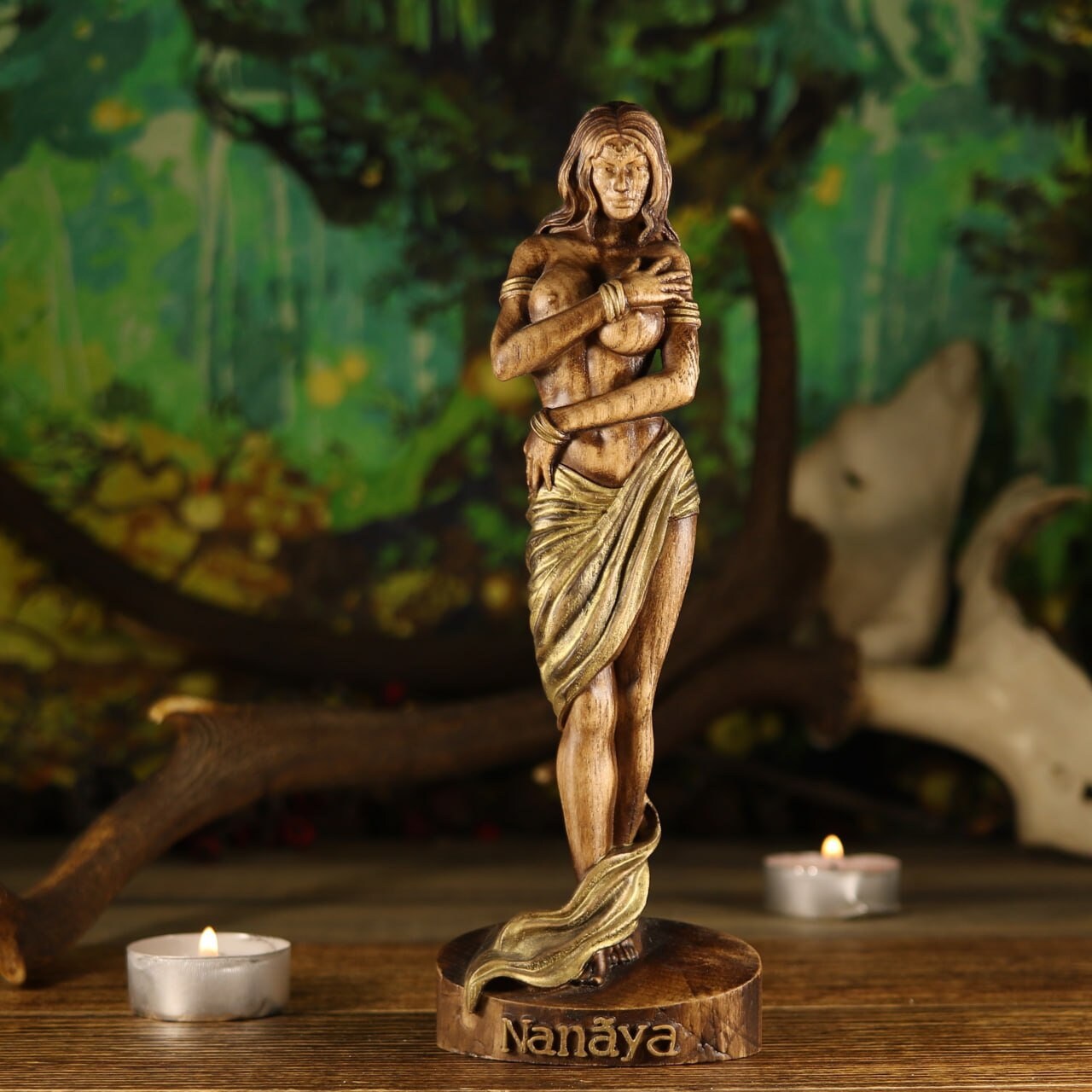 ナナヤ女神像：メソポタミア神話の装飾 - Etsy 日本