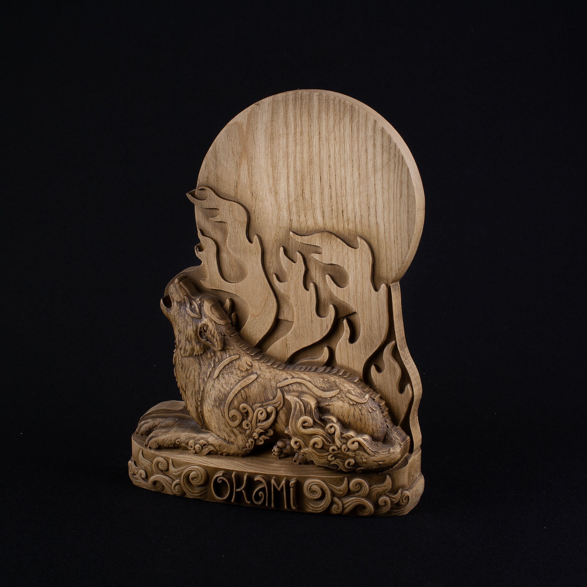 Okami Amaterasu Statue: Japanese Sun Goddess Decor - Etsy