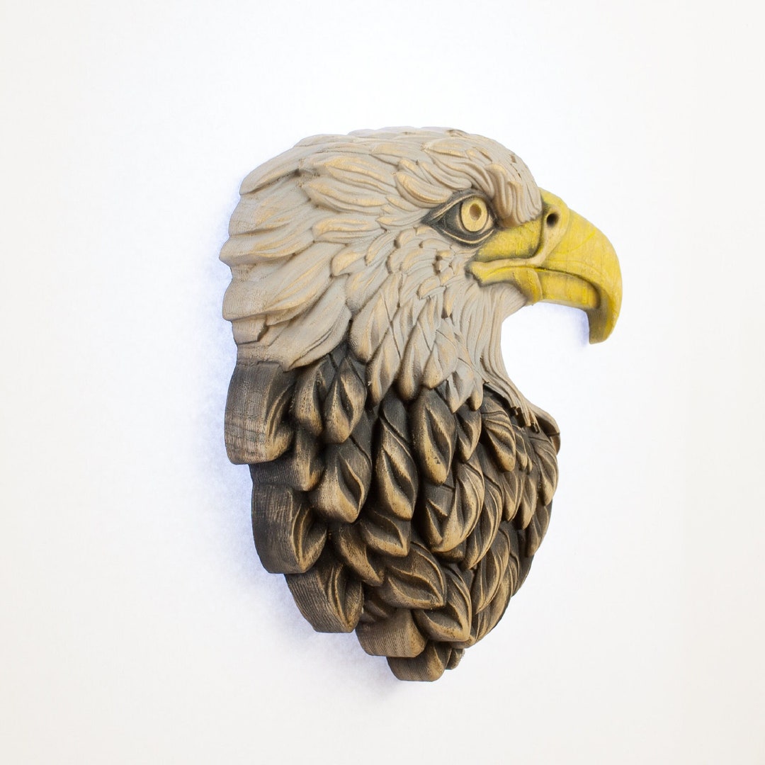 American Eagle Bald Eagle Wood Wall Art Wooden Eagle Wooden Bird Bird
