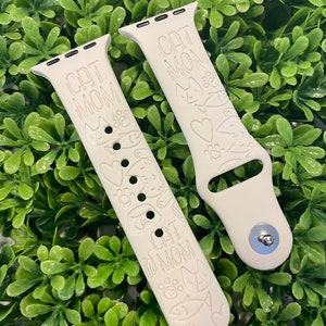 Cat Mom Apple Watch Band - fits 38, 39, 41mm