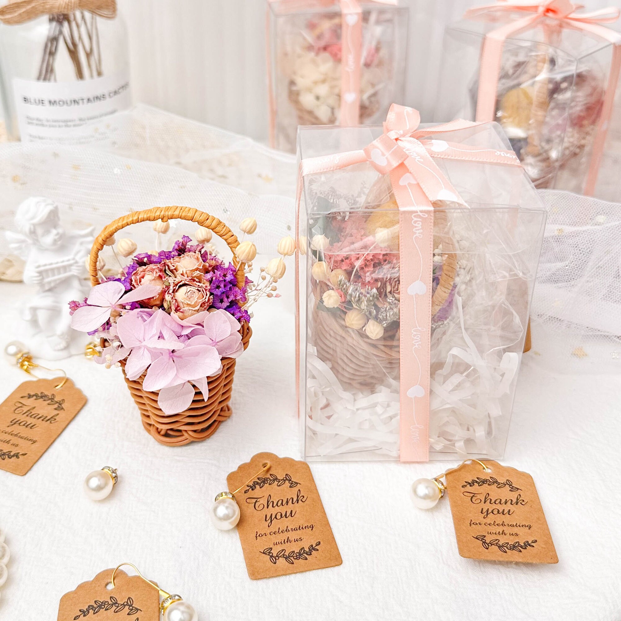 Mini Dry Flower Letterbox Flowers Fresh Bridesmaid Gifts Etsy UK