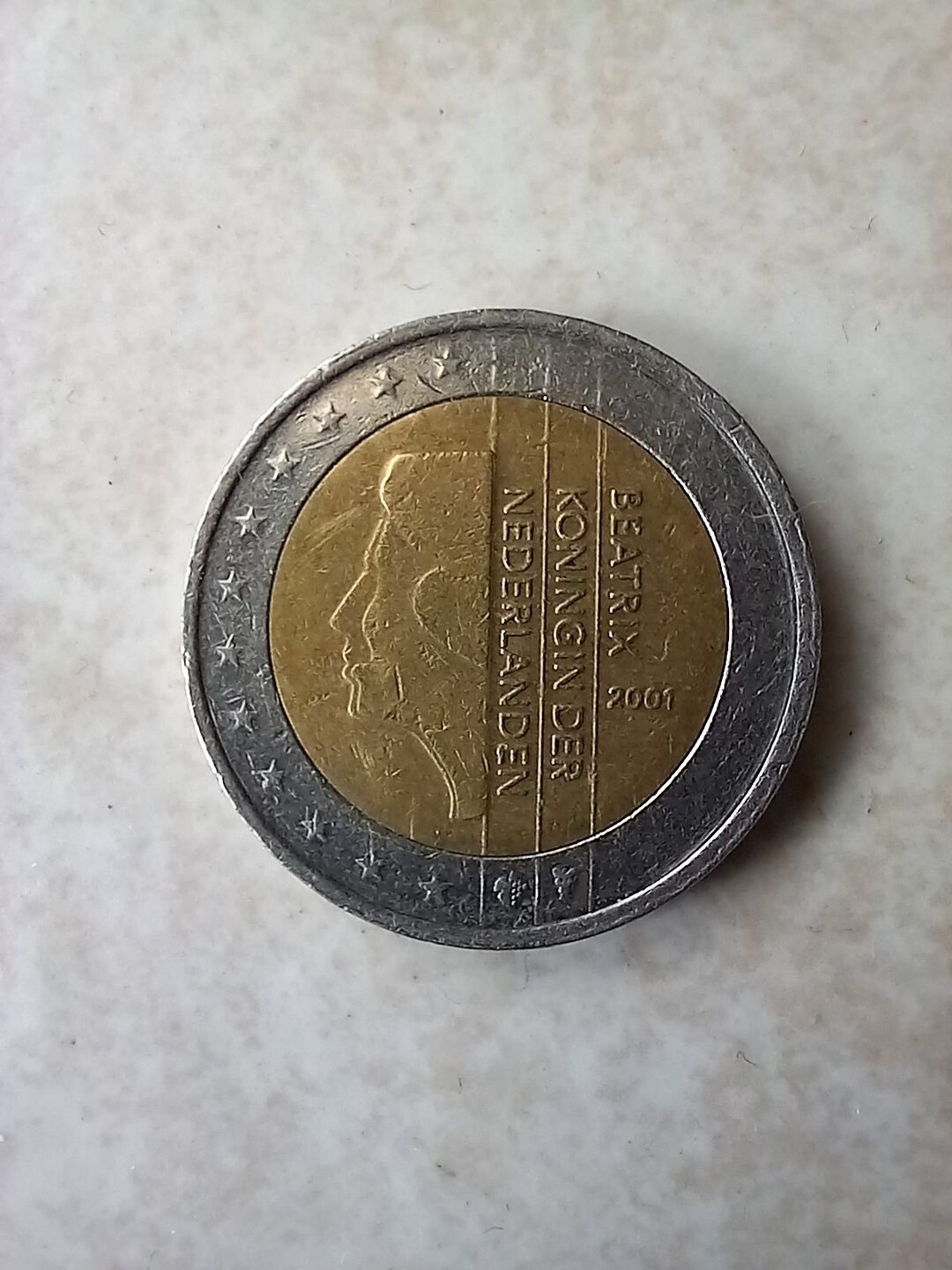2 Euro Coin Beatrix 2001 Etsy 2-euro-coin-beatrix-2001-etsy