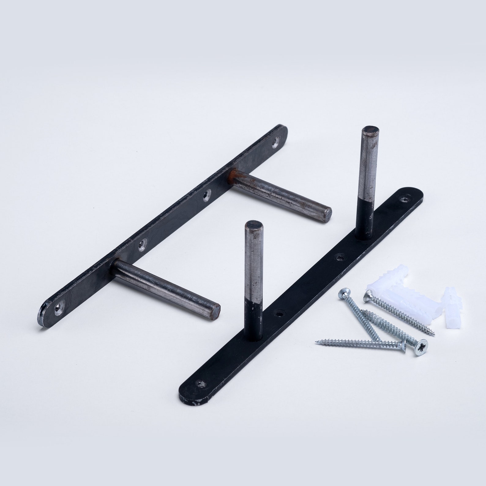 Live Edge Walnut Floating Shelves, Reclaimed Industrial Wooden Floating