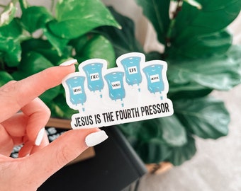 Vierde pressorsticker, verpleegstersstickers, RN-stickers, gezondheidszorgstickers, verpleegsterhumor, stickers, ziekenhuisstickers, verpleegstersgiften, RN-giften