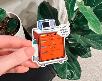 Codekar sticker, verpleegstersstickers, RN-stickers, gezondheidszorgstickers, verpleegstershumor, stickers, ziekenhuisstickers, verpleegstersgeschenken, RN-geschenken