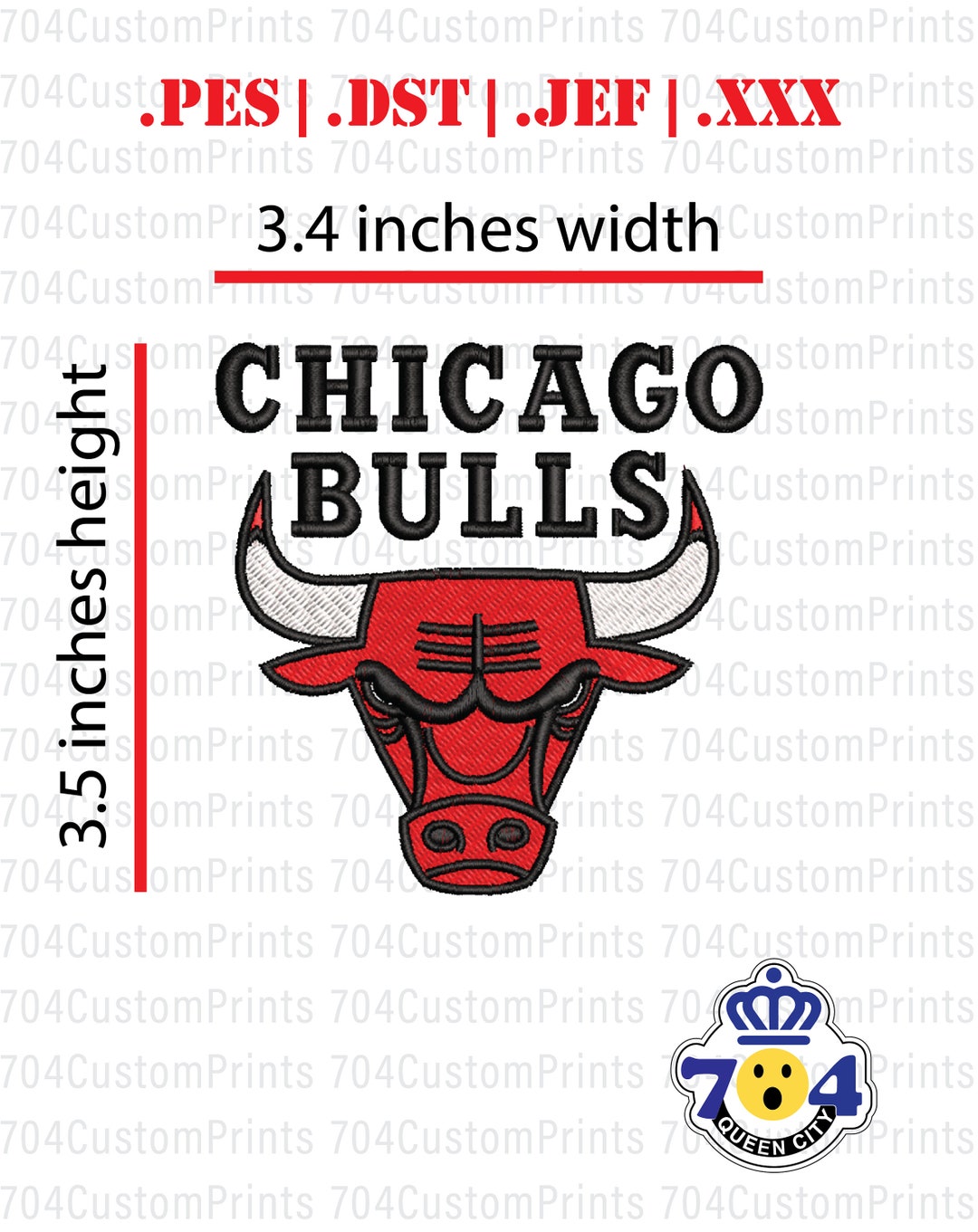 NBA Sports Team Embroidery File, Digital Download DST, PES and Other Embroidery Machine Formats