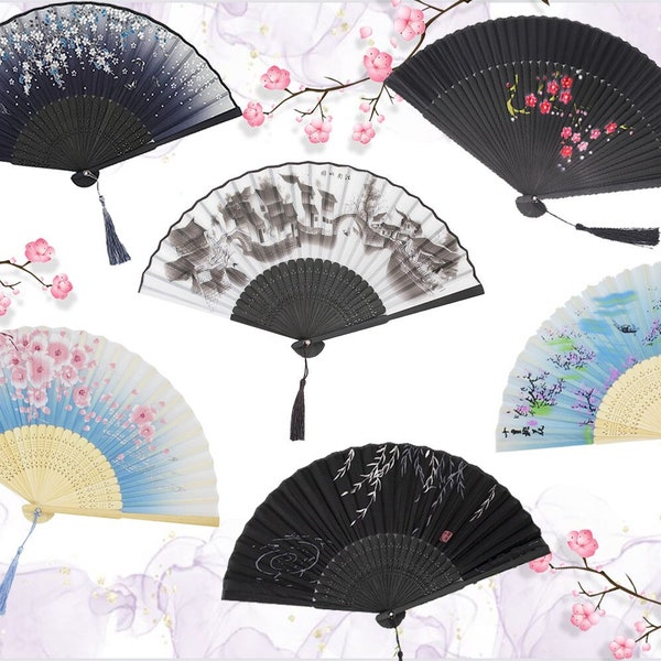 Folding Hand Fans Etsy UK