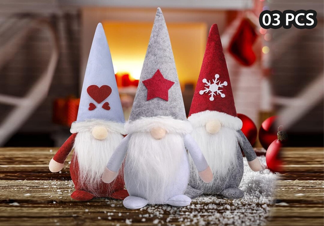 3 PCS Gnomes Christmas Decor Christmas Decoration Ornaments Etsy UK