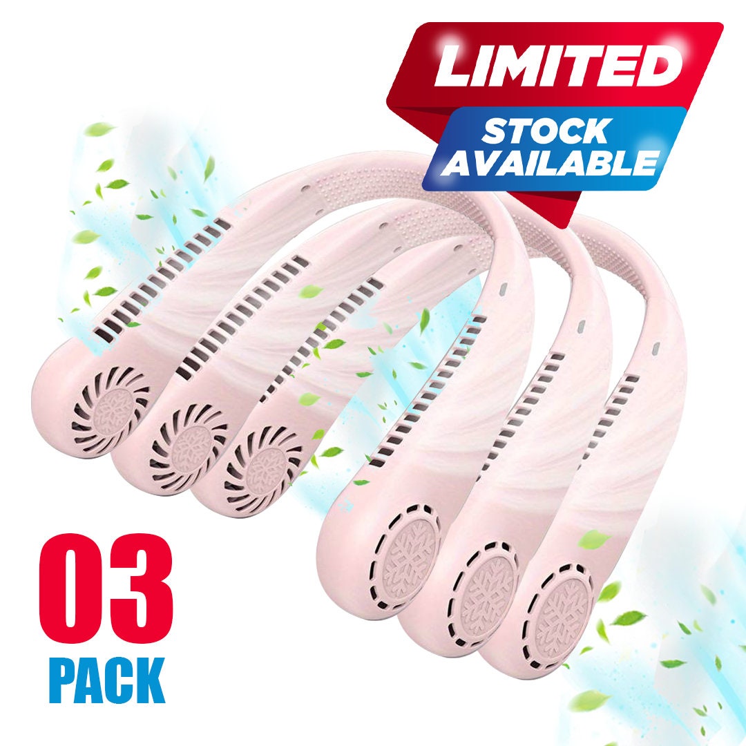 USB Rechargeable Neck Fan Portable Neckband Bladeless Air Etsy UK