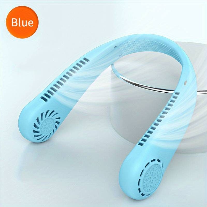 USB Rechargeable Neck Fan Portable Neckband Bladeless Air Etsy UK
