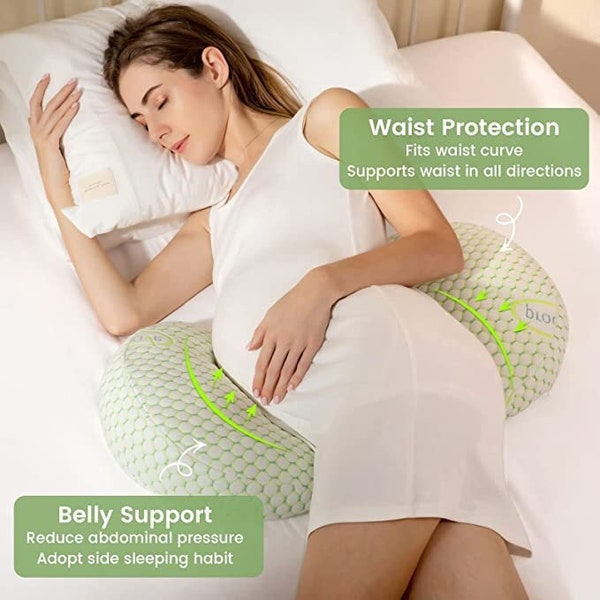 Pregnancy Pillow U-shaped Waist Pillows Maternity Pillow Cotton Sleeping Bedding Body Pillow Cushion Nursing Pillow for Pregnant