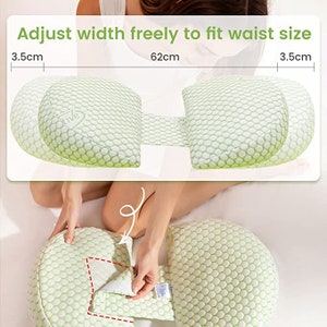 Pregnancy Pillow U-shaped Waist Pillows Maternity Pillow Cotton Sleeping Bedding Body Pillow Cushion Nursing Pillow for Pregnant zdjęcie 3