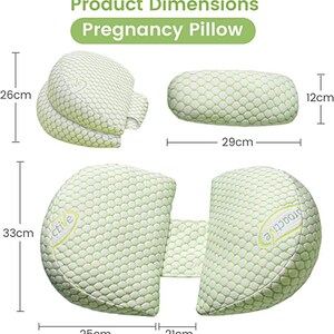 Pregnancy Pillow U-shaped Waist Pillows Maternity Pillow Cotton Sleeping Bedding Body Pillow Cushion Nursing Pillow for Pregnant zdjęcie 6