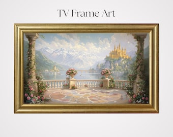 Landscape TV Frame Art: Nature-Inspired Digital Download