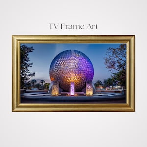 TV Frame Art, Disney Park Inspired, Landscape Art Bundle, TV Art Decor, Home Wall Decor