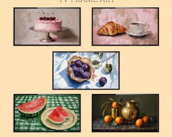 Food Samsung Frame TV Art: Retro Kitchen Decor (Digital Download)