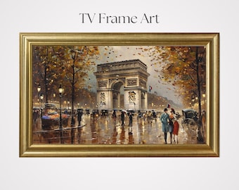 France Landscape TV Frame Art: French scenery Digital Download