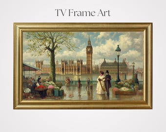 Landscape TV Frame Art: Nature-Inspired Digital Download
