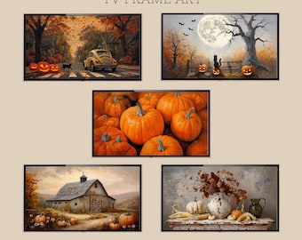 Autumn Samsung Frame TV Art: Rustic Fall Decor (Digital Download)