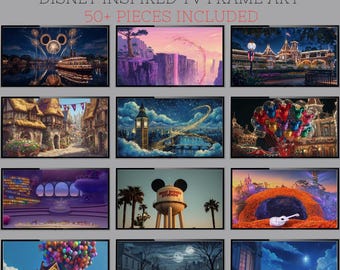 Disney Inspired TV Frame Art *Unlimited Access to more than 60 items* (Digital Download)