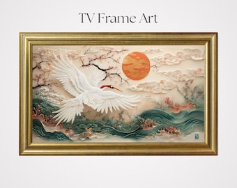 Japanese Landscape TV Art: Samsung Frame TV Decor (Digital Download
