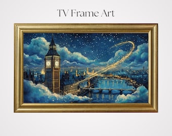 Disney Peter Pan Frame TV Art | Magical Landscape Screensaver (Digital Download)