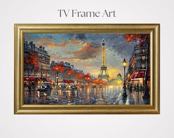 France Landscape TV Frame Art: French scenery Digital Download