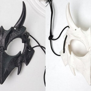 Werewolf Skull Half Face Mask, Animal Skull Mask, Unisex, Carnival Party Props, Cosplay, Halloween Masquerade, Christmas Gift, Birthday Gift image 9