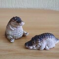 Funny Crocodile Figurine Statue, Meaty crocodile tea pet, Original ore purple sand tea pet, Christmas gift, Chubby Crocodile Figurine Statue product logo