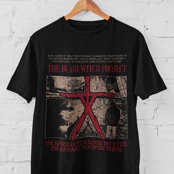 The Blair Witch Project Film Tshirt, Horrorfilme Shirt, Filme Geschenk Shirts, The Blair Witch Project Poster T-Shirt, Grafik UNISEX Tee