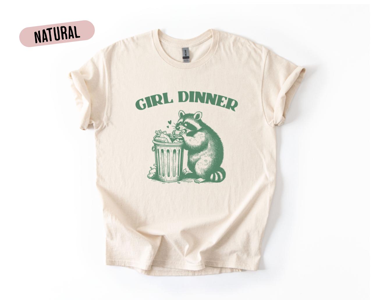Camiseta de mapache para cenar: divertida y sarcástica camiseta de broma