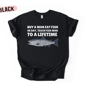 面白い魚のミームTシャツ：釣りTシャツ、彼への面白い贈り物