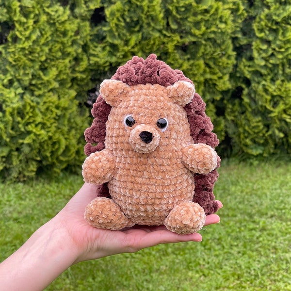 Crochet PATTERN hedgehog, Amigurumi, PDF in English