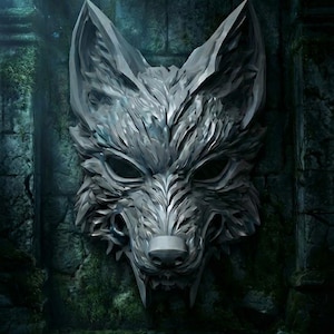 Werewolf Alpha Mask Model, Fan Art 3D Print (STL File)