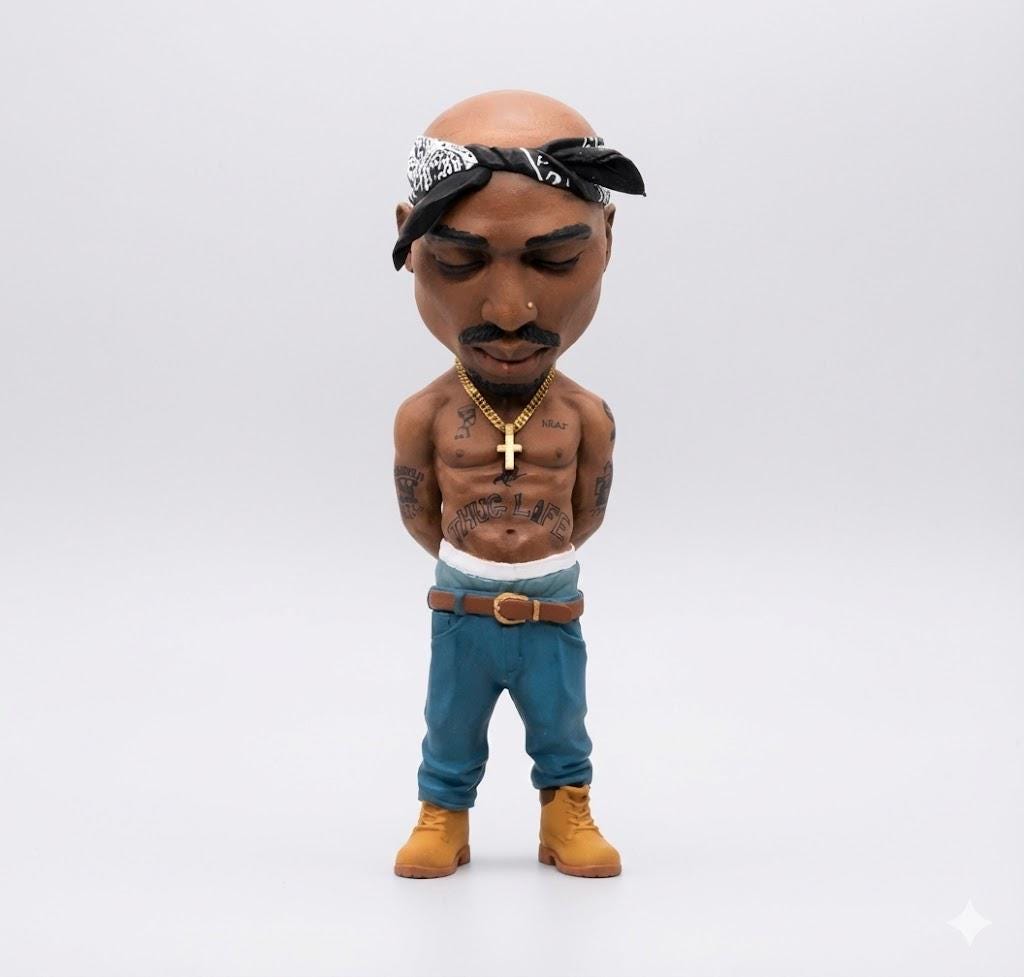 Tupac figure - Etsy 日本