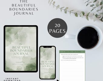 Boundaries Journal Digital Download Printable Workbook Eldest Daughter Gift Self Improvement Guide Boundaries Therapy Tools Mental Health