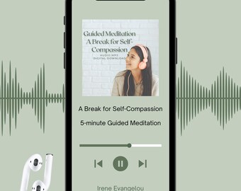 Guided Self-Compassion Meditation: Calming Audio (MP3 Digital Download)
