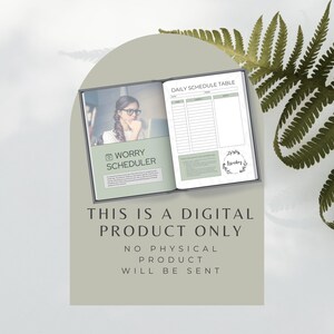 Printable Wellness Workbook Anxiety Planner Digital Download Worry Scheduler Mental Health Therapy Worksheet Collection Coping Skills Resource Stress Management System Daily Anxiety Tracking Tools Mental Wellness Organization Self Care Gift