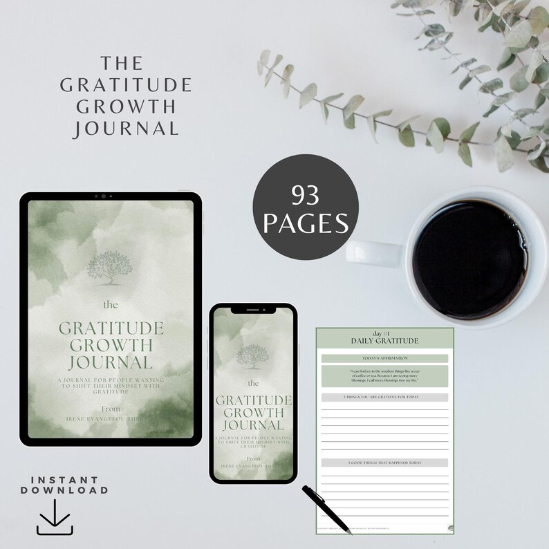 Digital Printable Gratitude Journal Eldest Daughter Self Care Growth Mindset Worksheet Download Thankfulness Practice Daily Appreciation Tracking Template Mental Wellness Workbook Reflection Pages Journaling Resource Positive Psychology Tool Personal