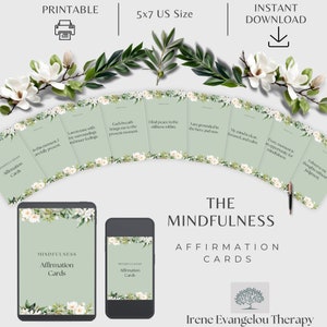 Mindfulness Affirmationskarten Ein Werkzeug um Achtsamkeit, Selbstmitgefühl und positives Denken zu fördern