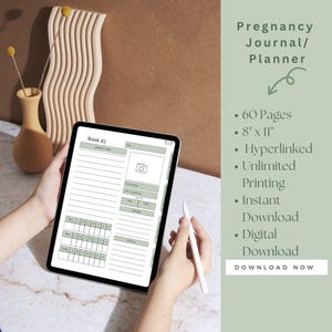 Digital Maternity Planner Pregnancy Journal Printable Baby Shower Gift Expecting Mother Present First Trimester Tracker Prenatal Organizer Download New Mom Keepsake Book Planning Tool Track Pregnancy Journey Trimester By Trimester